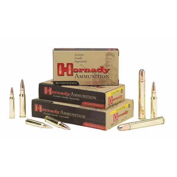 Hornady Custom 243 Win 87-Grain Rifle Ammunition - 20 Rounds