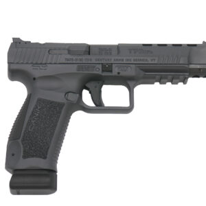 Canik TP9SFx 9mm, 5.2″ Barrel, Fiber Optic Sights, Black, 20rd
