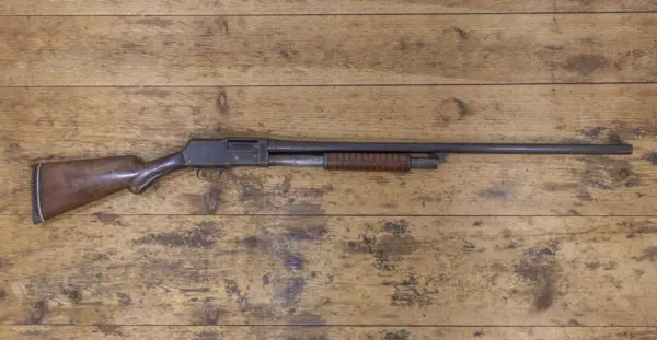 J Stevens Arms Company 520 12 Gauge Police Trade-In Pump Action Shotgun