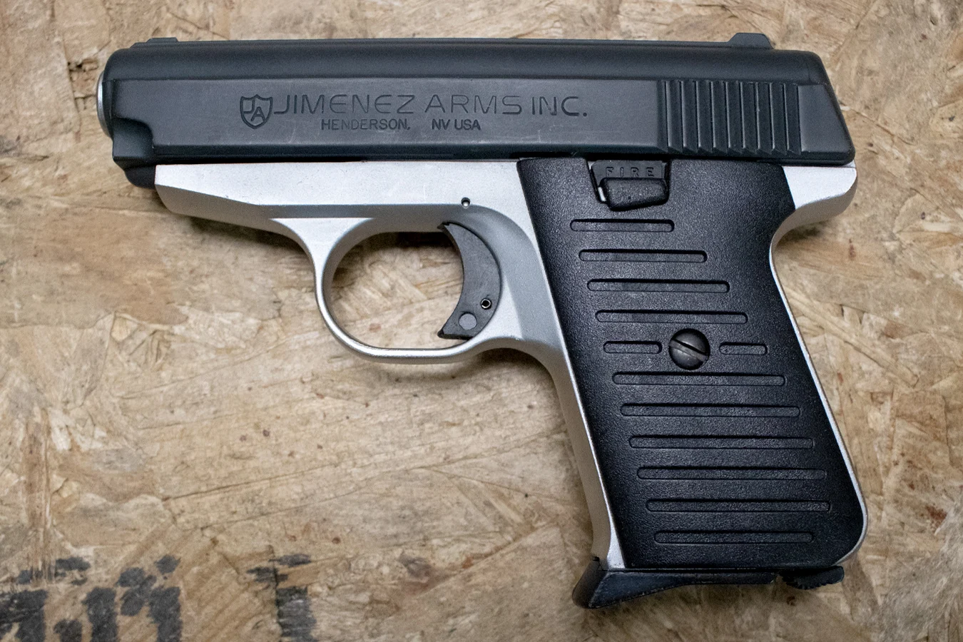 Jimenez Arms JA-380 380ACP Police Trade-In Pistol with Two-Tone Finish