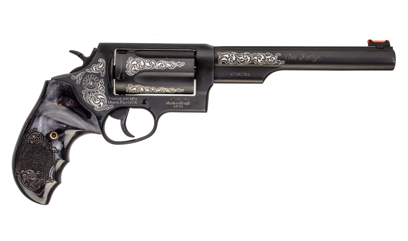 Taurus Judge .410/45 Black Revolver with Laser