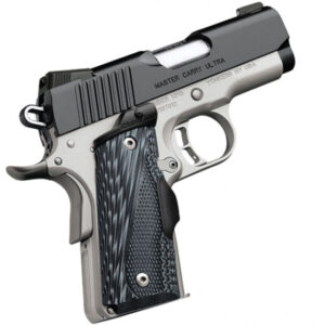 Kimber Master Carry Ultra Black / Stainless .45 ACP 3-inch 7Rd Crimson Trace Lasergrips