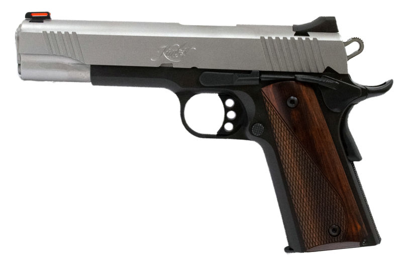 Kimber Stainless LW Two-Tone .45 ACP 5″ Barrel 8-Rounds with Cocobolo Wood Grips