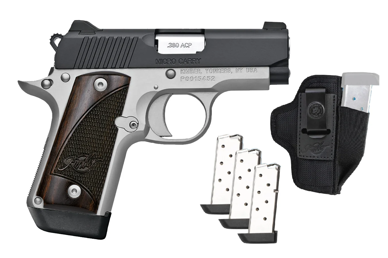 Kimber Micro 380 ACP Two-Tone Ready to Carry Package with Three