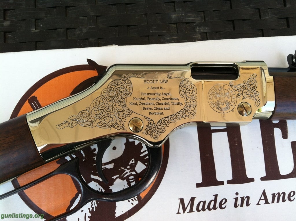 Henry Repeating Arms Golden Boy Boy Scouts of America Centennial