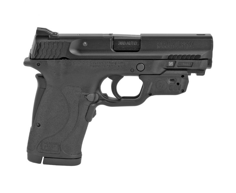 Smith and Wesson M&amp;P380 Shield EZ .380 ACP 3.675″ Barrel 8 RDs With Crimson Trace Laser