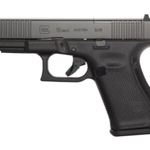Glock G19 Gen 5 MOS 9mm 4.02-inch Barrel 15 Rounds with Forward Serrations