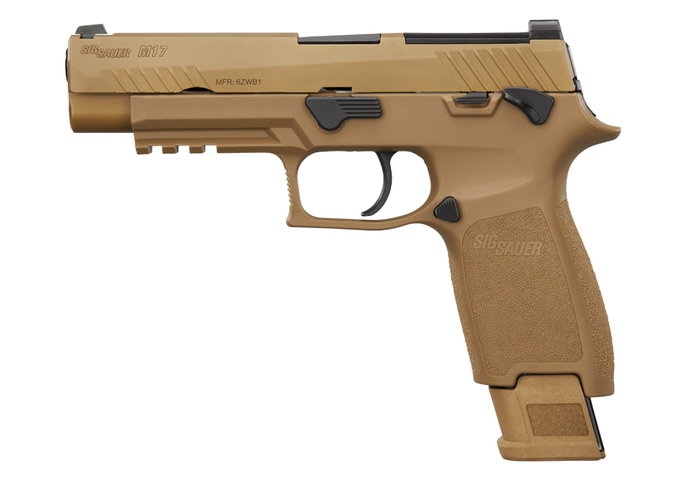 P320 M17 Bravo 9mm Striker-Fired Pistol with Manual Safety