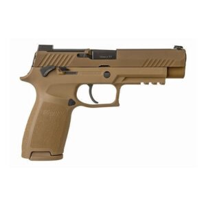 Sig Sauer P320 M17 Coyote Tan 9mm 4.7″ Barrel 10-Rounds Night Sights