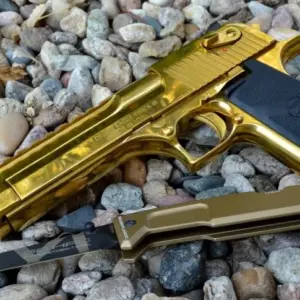 Magnum Research Desert Eagle .357 Magnum 6" Titanium Gold