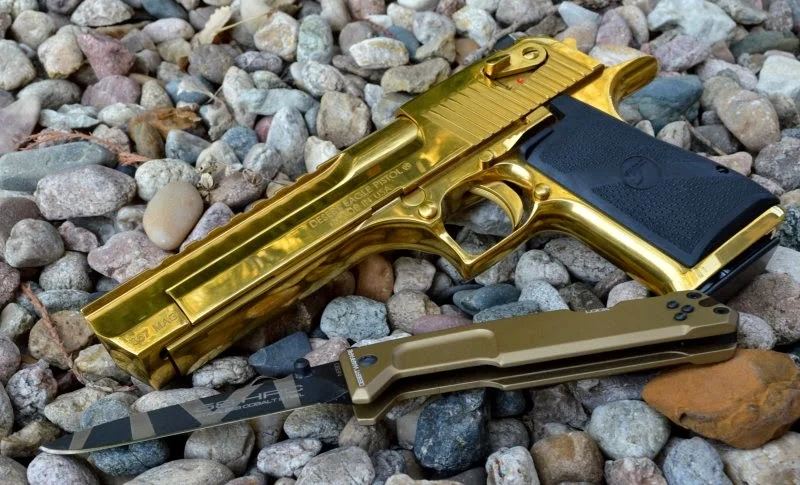 Magnum Research Desert Eagle .357 Magnum 6" Titanium Gold