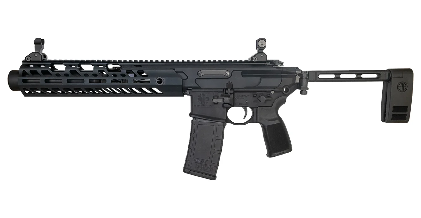 Sig Sauer MCX Virtus Tacops 300 Blackout Pistol with PCB Brace, M-LOK