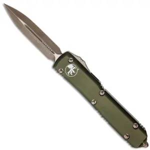 Microtech Ultratech D/E OD Green Bronzed Apocalyptic Standard 122