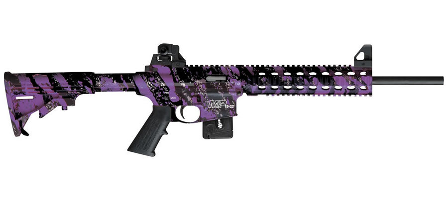 Smith &amp; Wesson M&amp;P15-22 22 LR Purple Platinum Semi-Auto Rimfire Rifle