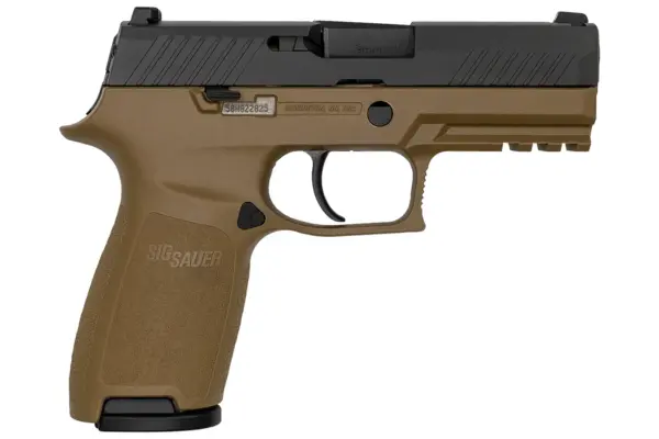 Sig Sauer P320 Copperhead Carry 9mm Pistol with Black/FDE Two-Tone