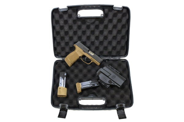 Sig Sauer P365 9mm TacPac with Coyote Tan Frame, Three Magazines and