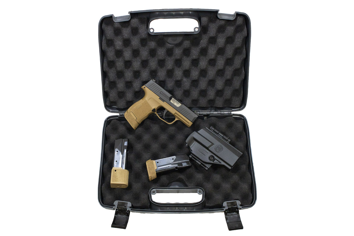 Sig Sauer P365 9mm TacPac with Coyote Tan Frame, Three Magazines and