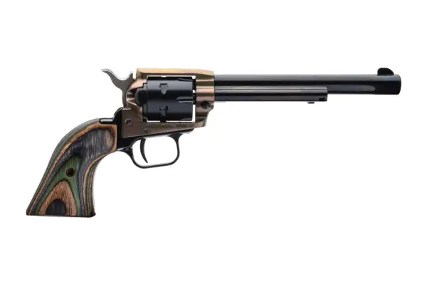 Heritage Rough Rider 22LR 6 Shot Revolver with Camo Wood Grip