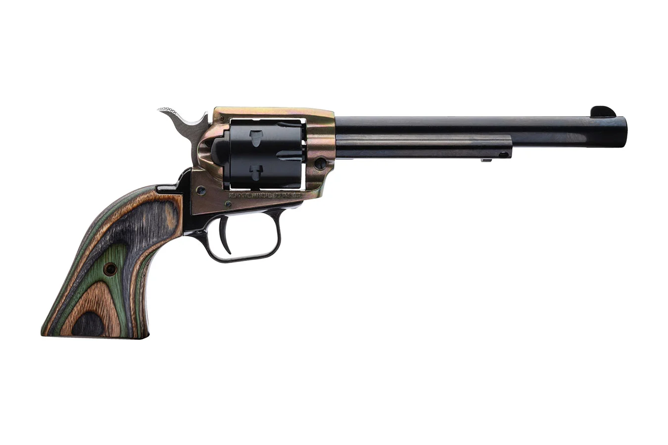 Heritage Rough Rider 22LR 6 Shot Revolver with Camo Wood Grip