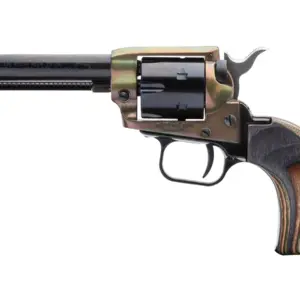 Heritage Rough Rider 22LR Case Hardened Rimfire Revolver with Green