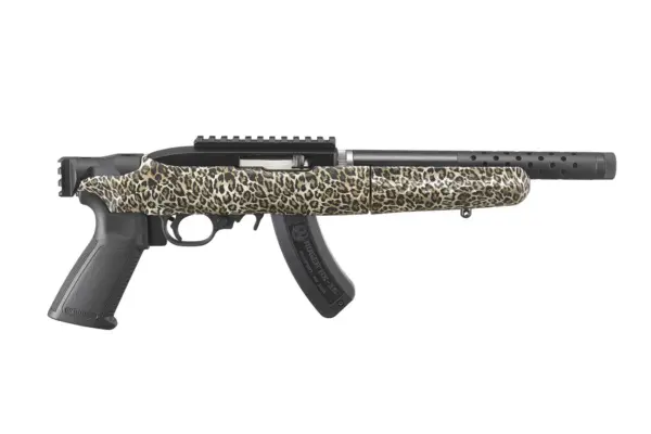 Ruger 22 Charger .22LR Semi-Auto Pistol with Leopard Frame