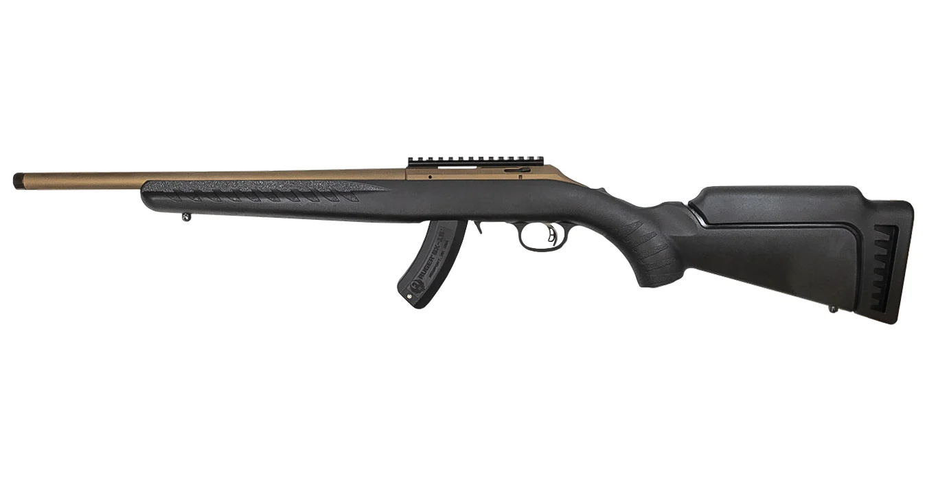 Ruger American Rimfire Mini Ranch 22LR Bolt-Action Rifle with Burnt