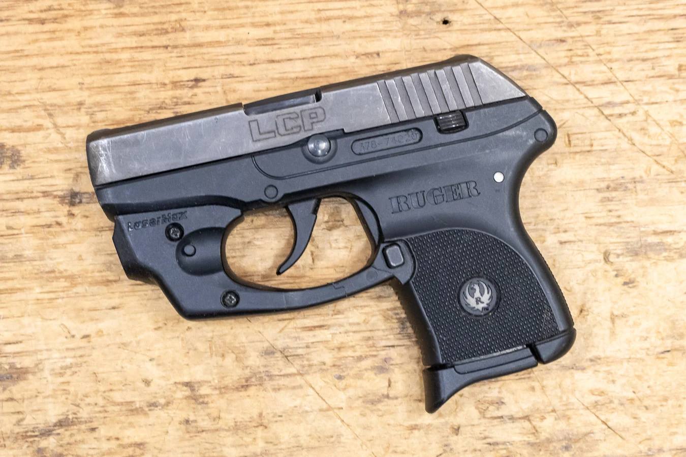 Ruger LCP 380 ACP Police Trade-in Pistol with LaserMax Trigger Guard