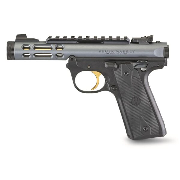 Ruger Mark IV 22/45 Lite, Semi-Automatic, .22LR, Rimfire, 4.4" Barrel