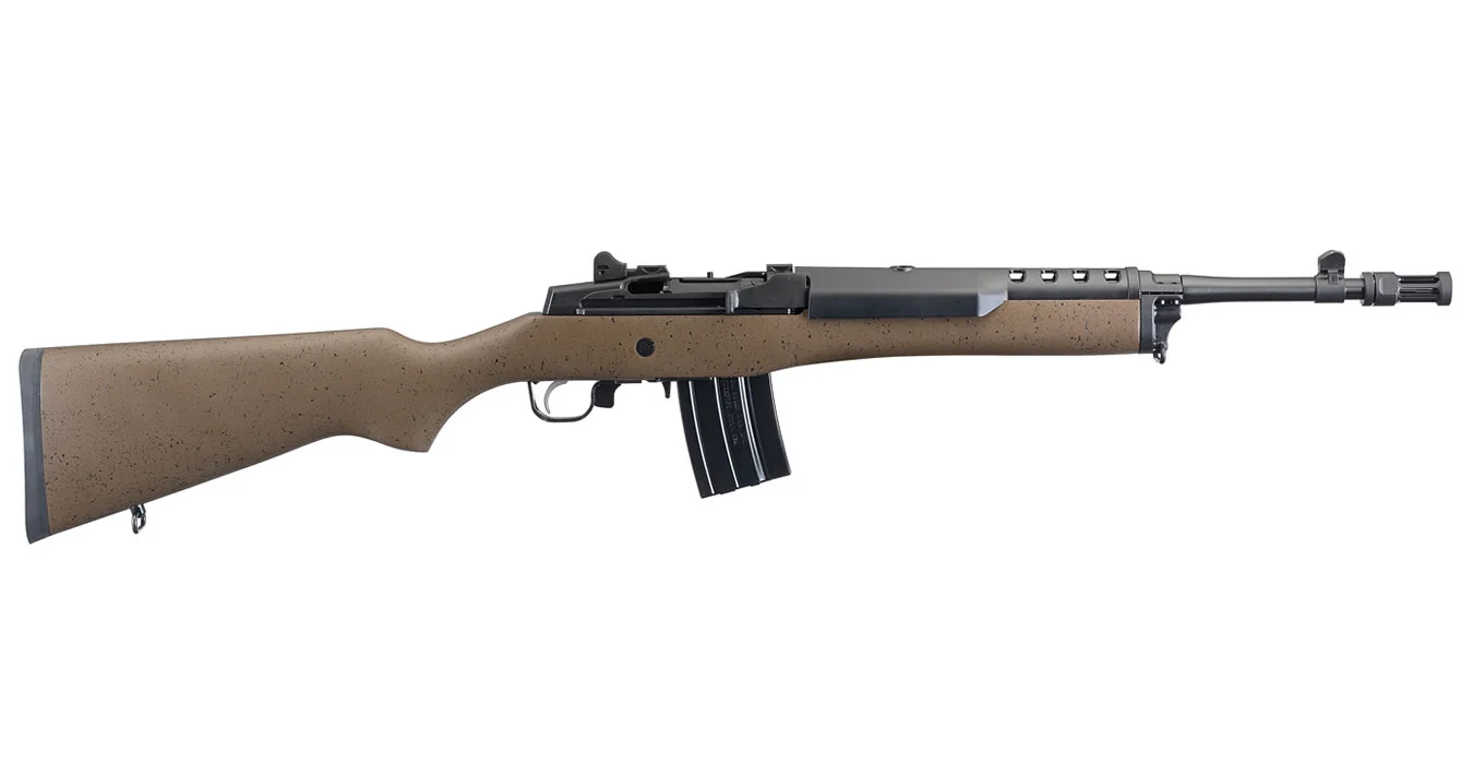 Ruger Mini-14 Tactical 5.56mm Semi-Automatic Rifle with Speckled Black
