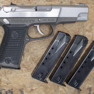 Ruger P85 MKII 9mm Police Trade-In Pistol with Four Magazines