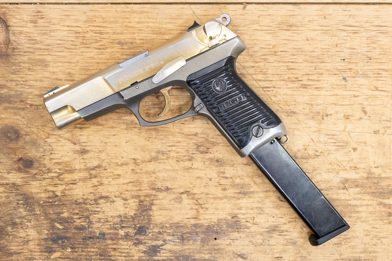 Ruger P85 9mm Used Pistol with Aftermarket Extended Magazine