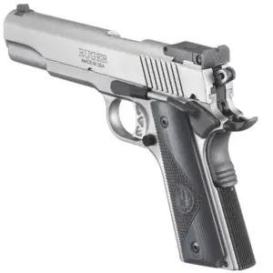 Ruger SR1911 45ACP Stainless Target with Bomar-Style Adjustable Sights