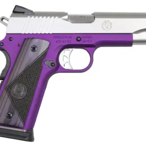 Ruger SR1911 Commander 45 ACP 9-Round Semi-Auto Pistol with Purple