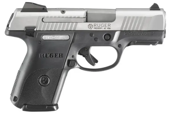 Ruger SR40c Compact 40 S&W Stainless Steel Centerfire Pistol