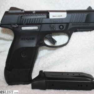 Discount Gun Mart | Ruger 3317 BSR9C10L Compact DAO 9mm 3.4" 10+1 Blk ...