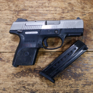 Ruger SR9C 9mm Police Trade-In Pistol with Stainless Slide