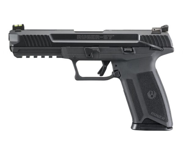 Ruger-57 Pistol 5.7x28mm 20 Rounds – Adjustable Fiber Sights