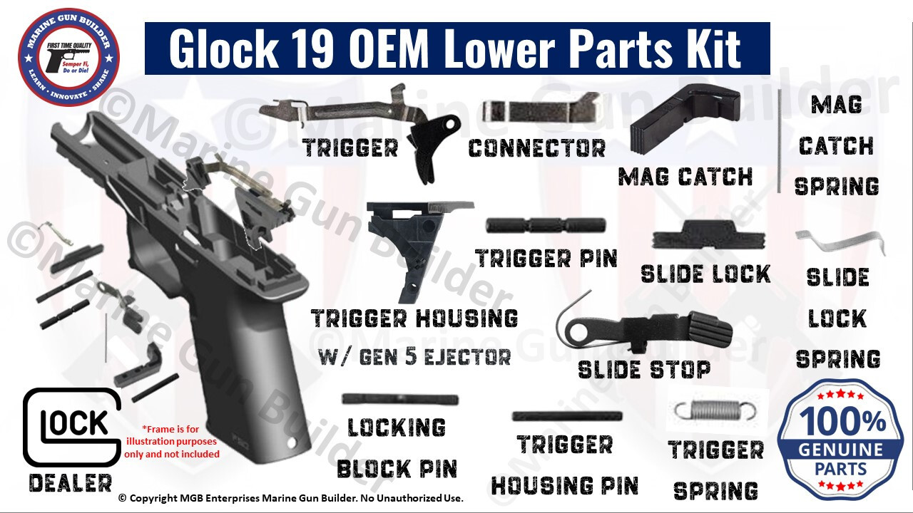 Glock Switch WOT Rebuild Parts Complete Upgrade Kit for