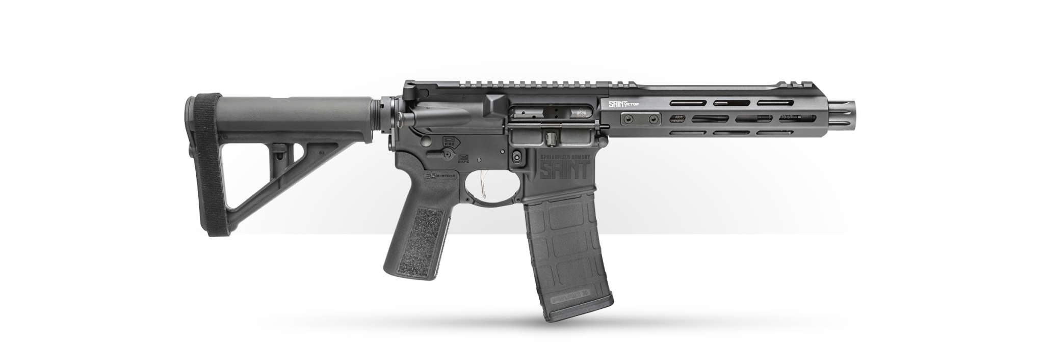 SAINT® Victor 5.56 AR-15 Pistol, Magpul® BTR - STV975556B-BTR