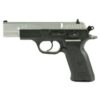SAR B6 Stainless / Black 9mm 4.5″ Barrel 17-Rounds