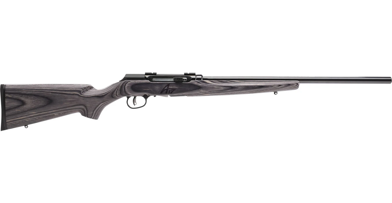 Savage A17 Sporter 17 HMR Autoloader Rifle with Wood Laminate Stock