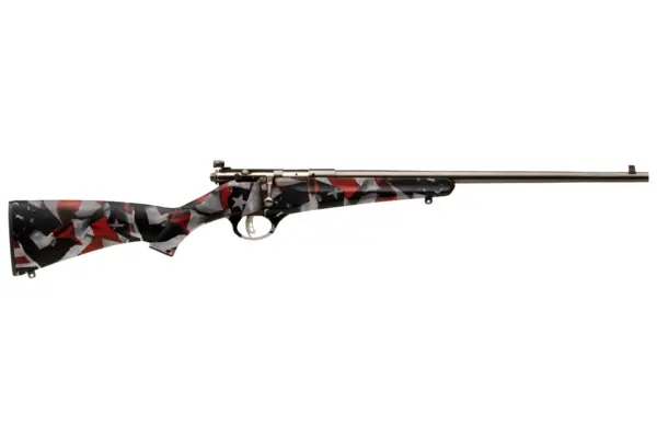 Savage Rascal 22LR Bolt-Action Rifle with Red, White and Blue American