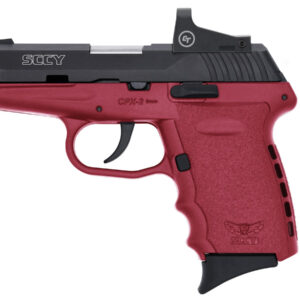SCCY CPX-2 9mm Pistol with Crimson Frame and Red Dot