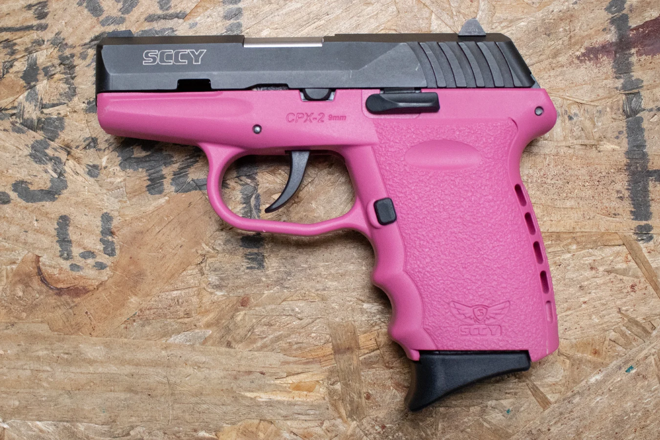 SCCY CPX-2 9mm Police Trade-In Pistol With Pink Frame
