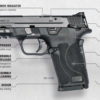 Smith and Wesson M&P9 Shield EZ 9mm 3.6″ 8-Round Manual Thumb Safety
