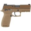 Sig Sauer P320 M18 Coyote Tan 9mm 3.9″ Barrel 21-Rounds with Night Sights