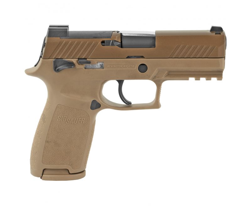 Sig Sauer P320 M18 Coyote Tan 9mm 3.9″ Barrel 21-Rounds with Night Sights