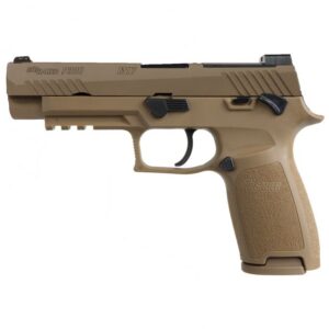 Sig Sauer P320 M17 Coyote Tan 9mm 4.7″ Barrel 10-Rounds with Night Sights