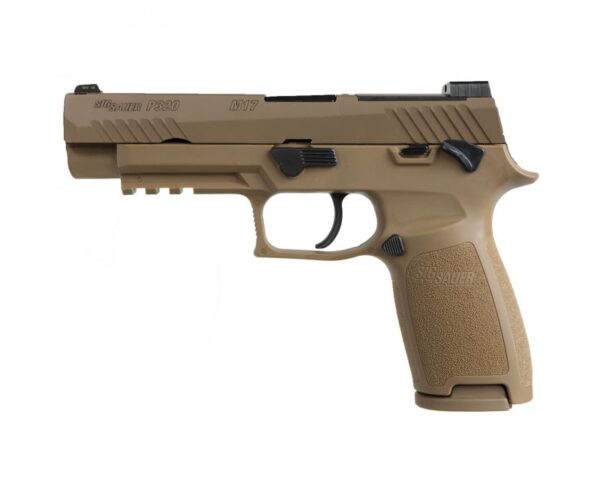 Sig Sauer P320 M17 Coyote Tan 9mm 4.7″ Barrel 10-Rounds Night Sights
