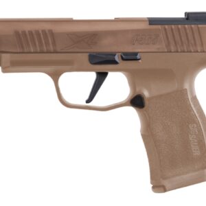 Sig Sauer P365 XL NRA Coyote Tan 9mm 3.7″ Barrel 15-Rounds with Night Sights
